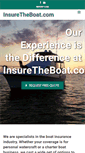 Mobile Screenshot of insuretheboat.com